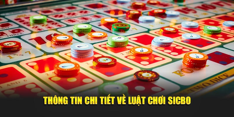 Thông tin cụ thể về luật chơi sicbo